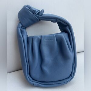 Songmont blue leather bag NWOT